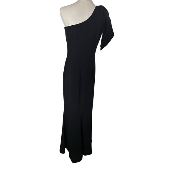 NWT Dress The Population M Black One Shoulder Gown - Picture 11 of 16